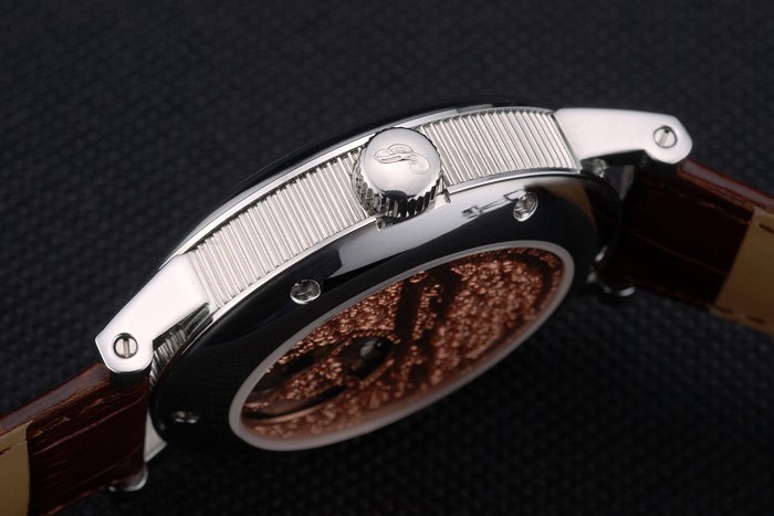 Breguet Classique Komplikationen Edelstahl Gehäuse Brown Lederband 80159